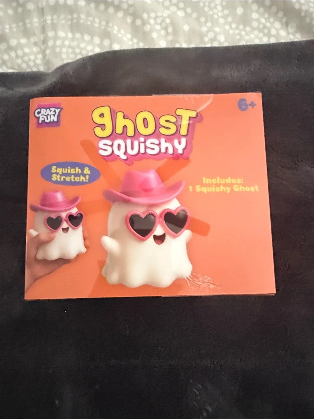 Ghost Squishy Toy - Pink & White NWT unopened authentic